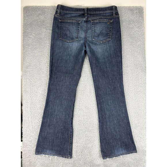 Joe's Jeans Womens Provocateur Bootcut Mid-Rise Dark Blue Washed Cotton Size 29 - Picture 2 of 9
